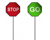 Stop Go Sign 600mm